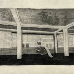 Qiaoyi Shi, "1255 #4," 2023; Intaglio on Katakana paper; 5.5” x 8” image; 9” x 11” sheet; Edition number: AP;  $350 unframed